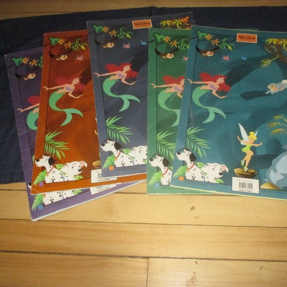 The Walt Disney Treasure Chest 1991 Set of 5 Oversized Story Books Vintage - Picture 14 of 14